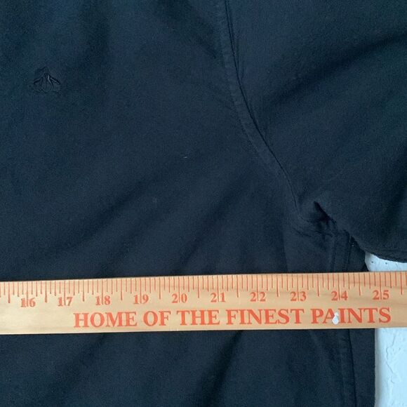 On Original Penguin by Munsingwear Men's Black Button-Down Shirt Size XXL - Picture 3 of 8